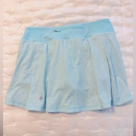 lululemon athletica Skirts Lululemon Ice Blue Tall Skort Size